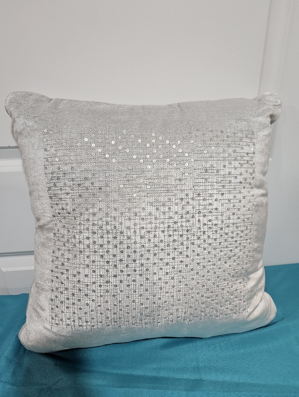 Hotel Collection Silver Fern 18x18 Pillow NEW